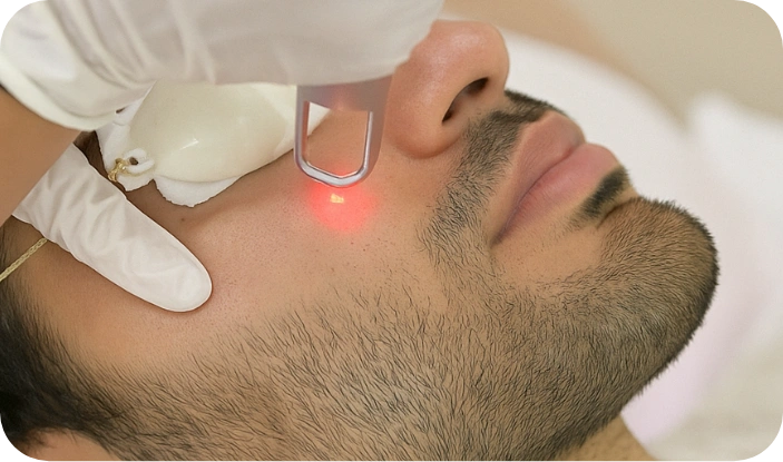 Under-eye tightening and brightening with NeoiRejuve and InstaBright Laser treatment